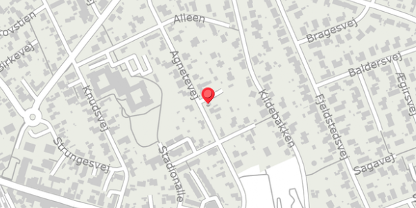 Trafikstøjkort på Agnetevej 18, . , 8680 Ry