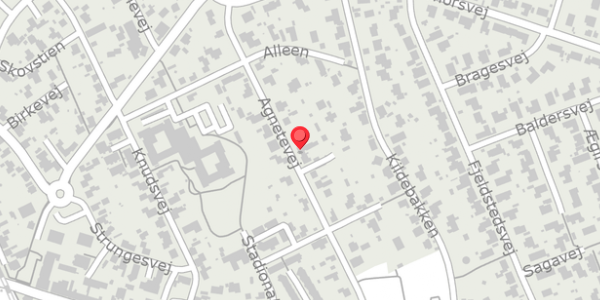 Trafikstøjkort på Agnetevej 22, . , 8680 Ry
