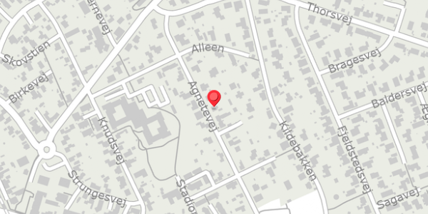 Trafikstøjkort på Agnetevej 24, . , 8680 Ry