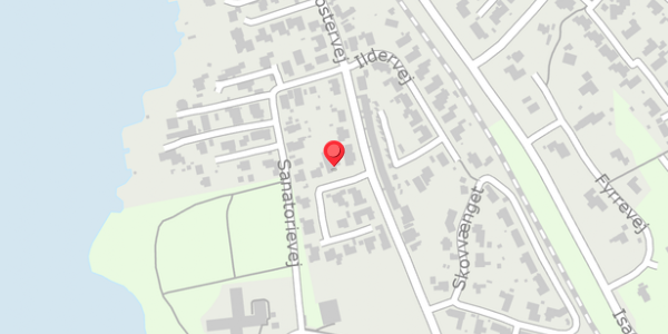 Trafikstøjkort på Egernvej 4, 8680 Ry