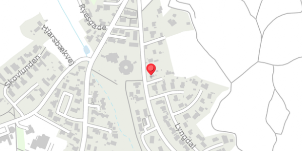 Trafikstøjkort på Emborgvej 19, 8680 Ry