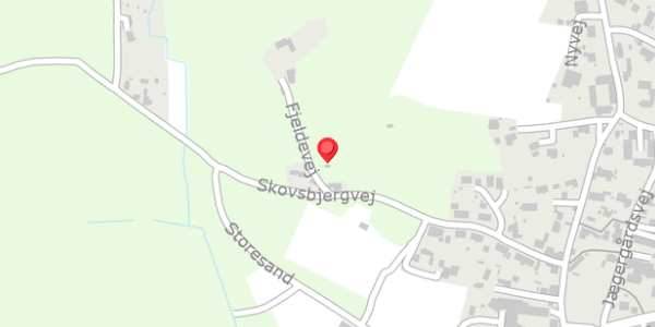 Trafikstøjkort på Fjeldevej 2, 8680 Ry