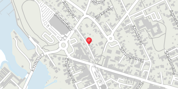 Trafikstøjkort på Fredensvej 14, . , 8680 Ry