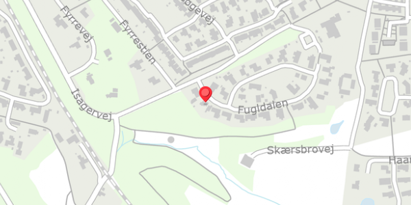 Trafikstøjkort på Fugldalen 4, 8680 Ry