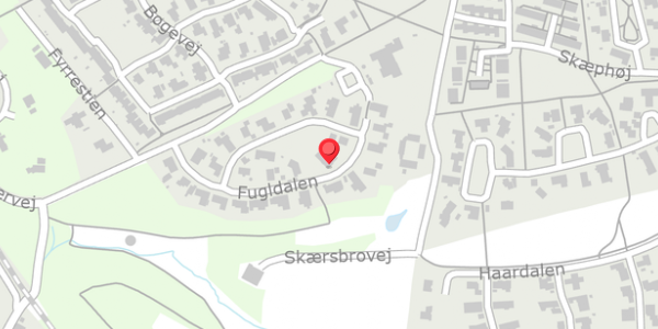 Trafikstøjkort på Fugldalen 11, . , 8680 Ry