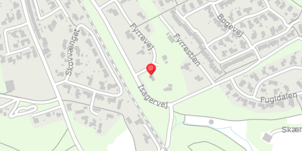 Trafikstøjkort på Fyrrevej 23, . , 8680 Ry