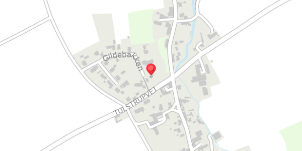 Trafikstøjkort på Gildebakken 21, 8680 Ry