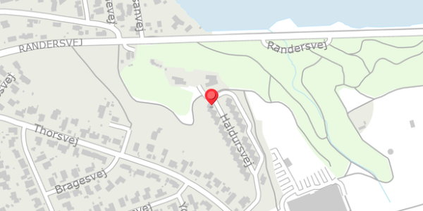 Trafikstøjkort på Haldursvej 21, 8680 Ry