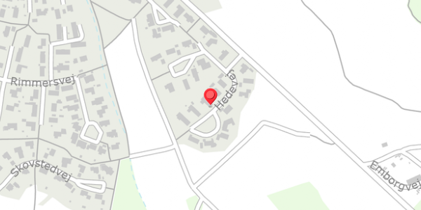 Trafikstøjkort på Hedevej 5, . , 8680 Ry