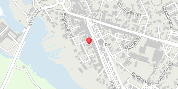 Trafikstøjkort på Hostrupsvej 3D, 8680 Ry