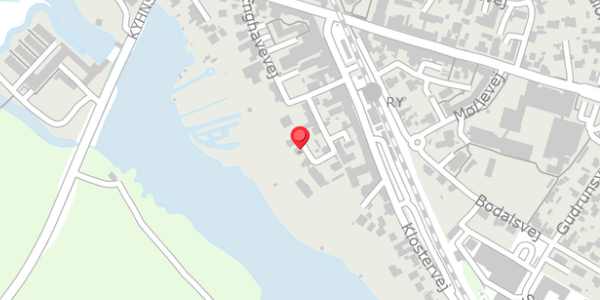 Trafikstøjkort på Hostrupsvej 11, 8680 Ry