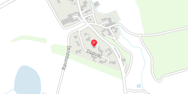 Trafikstøjkort på Ilsøvej 5, . , 8680 Ry
