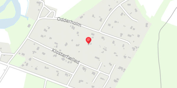 Trafikstøjkort på Klosterfælled 13, 8680 Ry