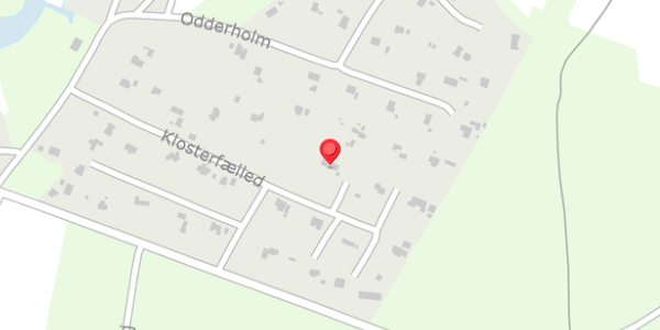 Trafikstøjkort på Klosterfælled 17, 8680 Ry