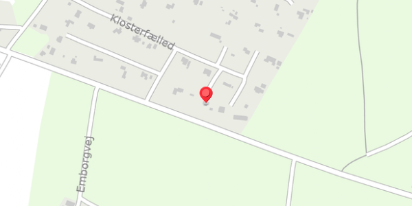 Trafikstøjkort på Klosterfælled 20, 8680 Ry