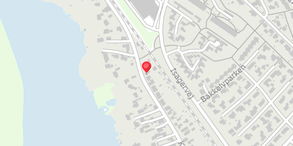 Trafikstøjkort på Klostervej 13, 8680 Ry