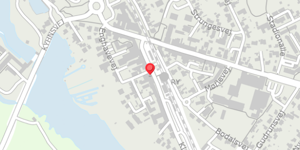 Trafikstøjkort på Klostervej 18, 8680 Ry