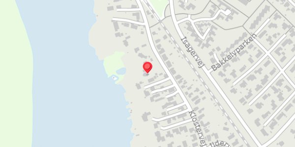 Trafikstøjkort på Klostervej 96, 8680 Ry
