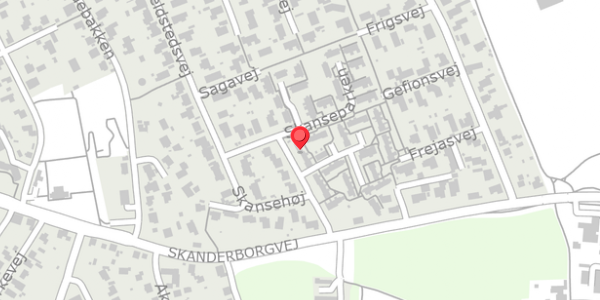 Trafikstøjkort på Moselunden 3D, . , 8680 Ry