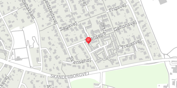 Trafikstøjkort på Moselunden 3E, . , 8680 Ry