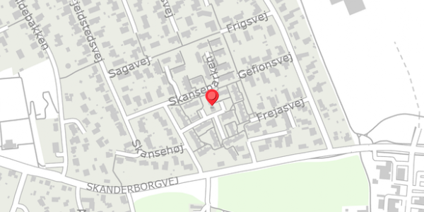 Trafikstøjkort på Moselunden 7B, . , 8680 Ry