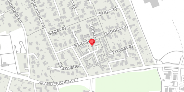 Trafikstøjkort på Moselunden 7C, . , 8680 Ry