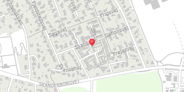 Trafikstøjkort på Moselunden 7D, . , 8680 Ry