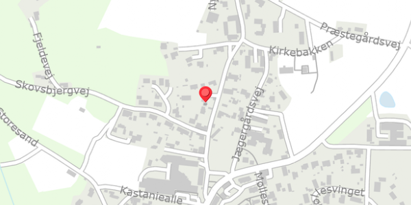 Trafikstøjkort på Nyvej 17, . , 8680 Ry
