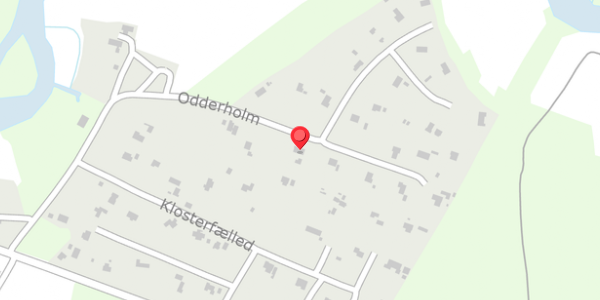 Trafikstøjkort på Odderholm 16, 8680 Ry