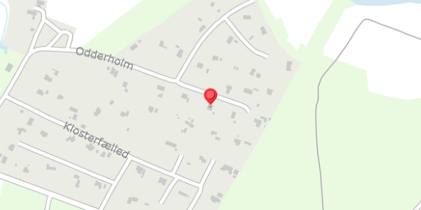 Trafikstøjkort på Odderholm 20, 8680 Ry