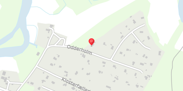 Trafikstøjkort på Odderholm 21, 8680 Ry
