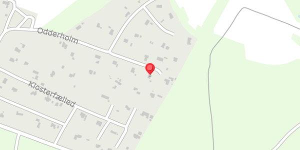 Trafikstøjkort på Odderholm 22, 8680 Ry