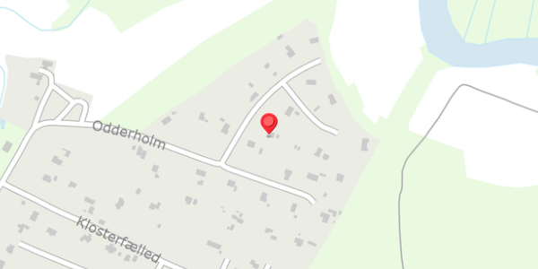 Trafikstøjkort på Odderholm 34, 8680 Ry