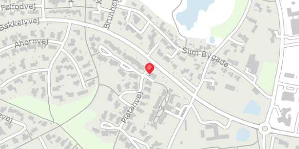 Trafikstøjkort på Platanvej 1A, . , 8680 Ry