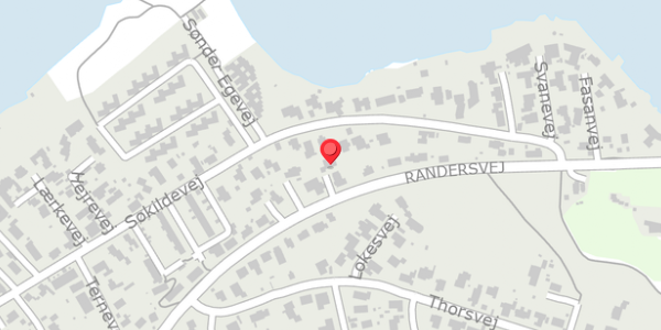 Trafikstøjkort på Randersvej 55D, . , 8680 Ry