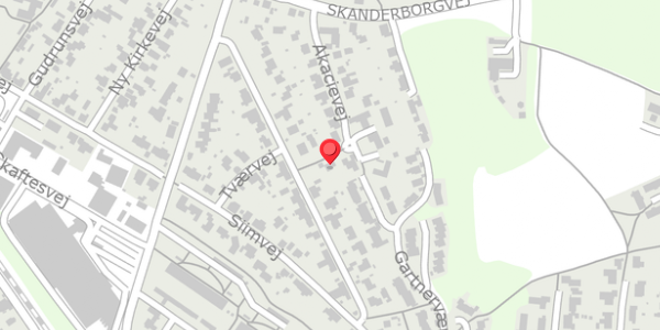 Trafikstøjkort på Siimvej 19, 8680 Ry
