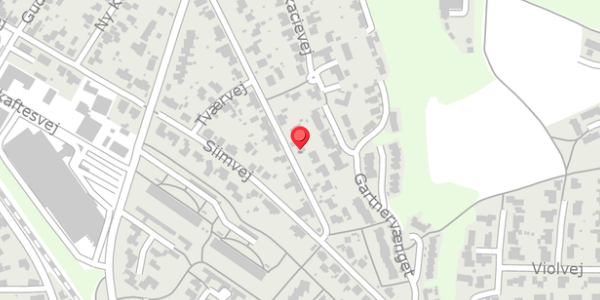Trafikstøjkort på Siimvej 25, 8680 Ry