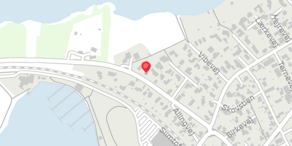 Trafikstøjkort på Silkeborgvej 30, 8680 Ry