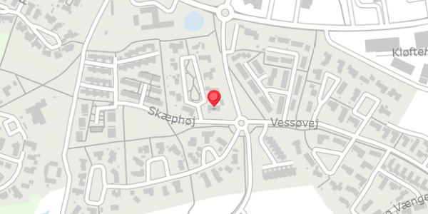 Trafikstøjkort på Skæphøj 2, 8680 Ry