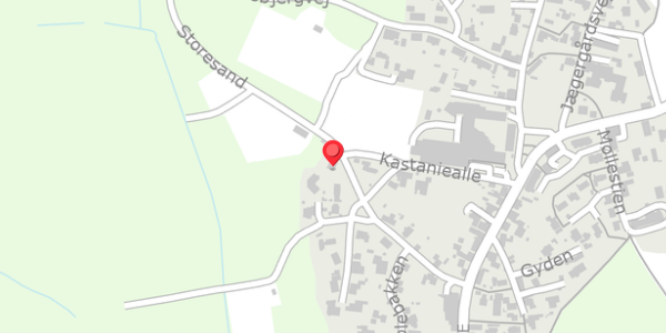 Trafikstøjkort på Storesand 15, 8680 Ry