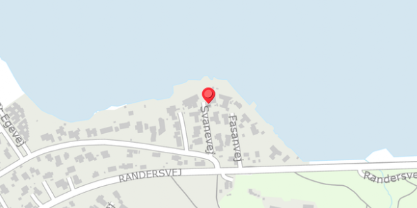 Trafikstøjkort på Svanevej 8, . , 8680 Ry