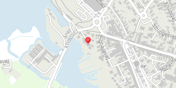 Trafikstøjkort på Søvangsvej 10, 8680 Ry
