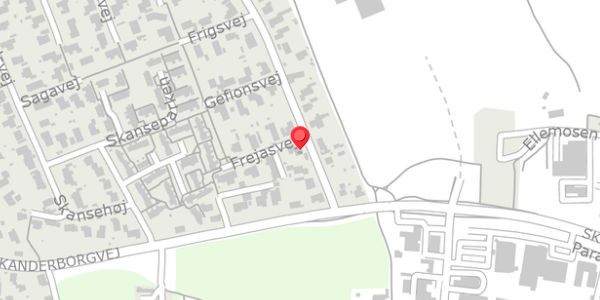 Trafikstøjkort på Thorsvej 5, 8680 Ry