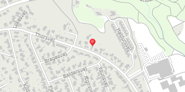 Trafikstøjkort på Thorsvej 52B, . , 8680 Ry