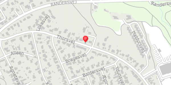 Trafikstøjkort på Thorsvej 60, . , 8680 Ry