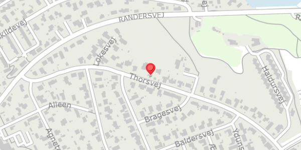 Trafikstøjkort på Thorsvej 68, 8680 Ry