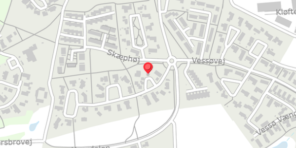 Trafikstøjkort på Tippethøj 4, 8680 Ry