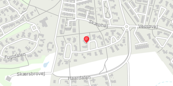 Trafikstøjkort på Tippethøj 18, 8680 Ry