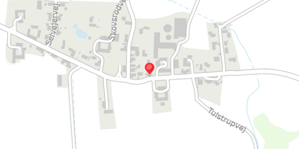 Trafikstøjkort på Tulstrupvej 33, . , 8680 Ry