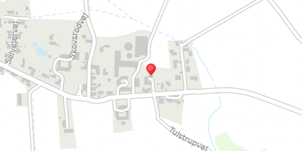 Trafikstøjkort på Tulstrupvej 39, 8680 Ry